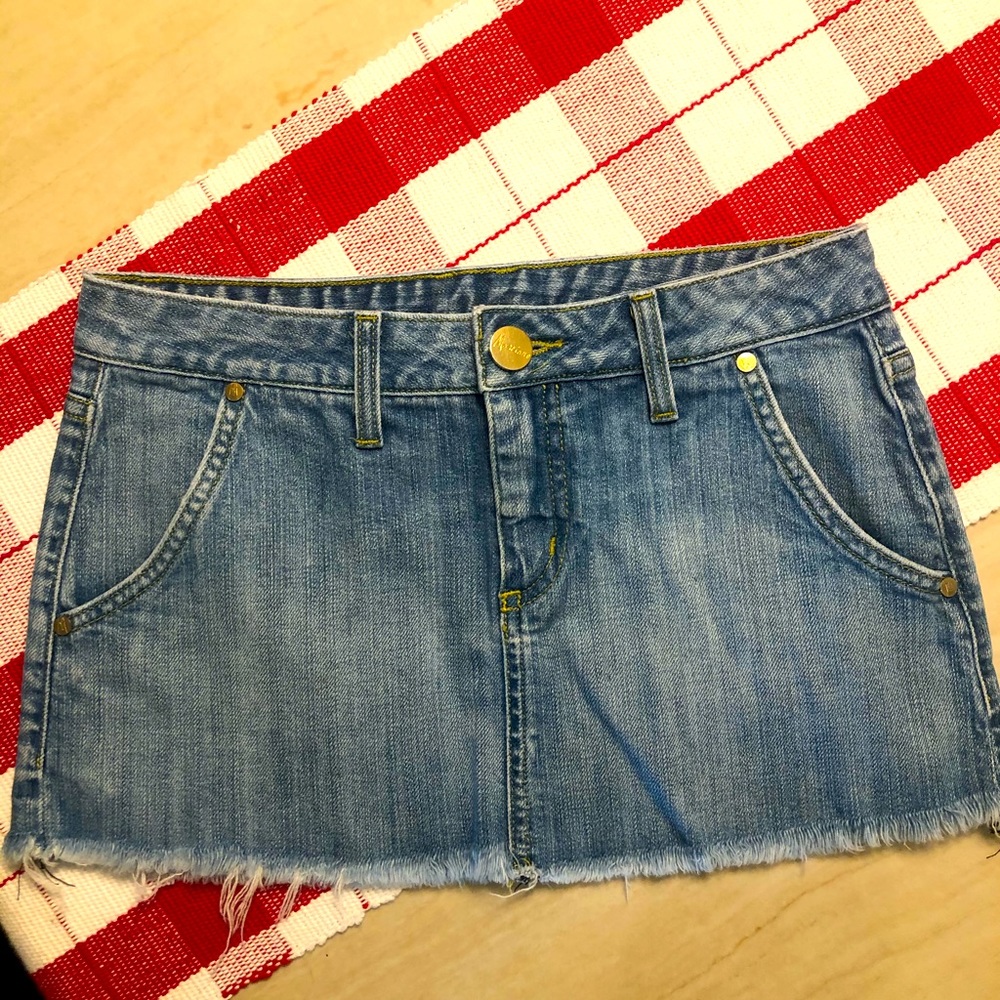 Guess jean skirt
